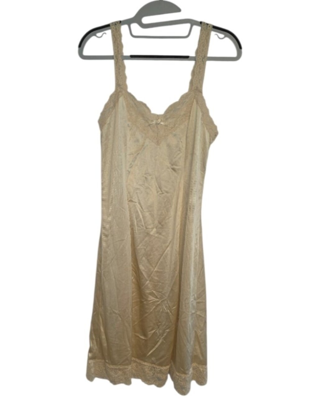 Vintage Leggs Sheer Elegance Slip Lingerie Lace Trimmed Nylon